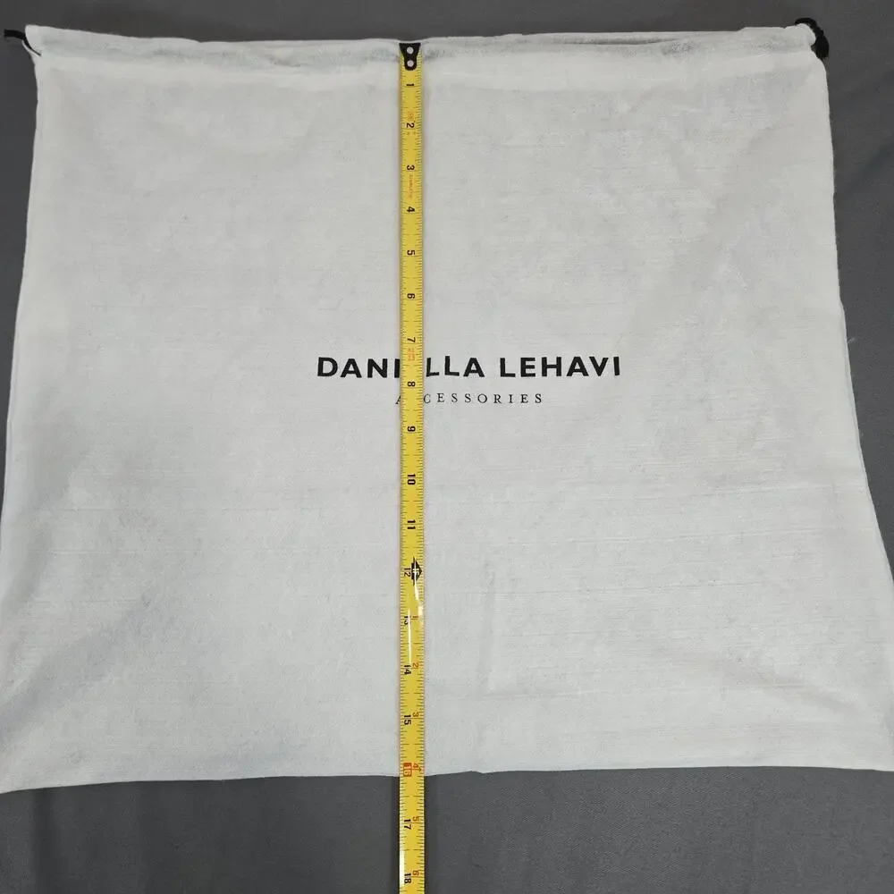 Daniella Lehavi Drawstring Dust Bag White Non Woven Storage Pouch 16x18